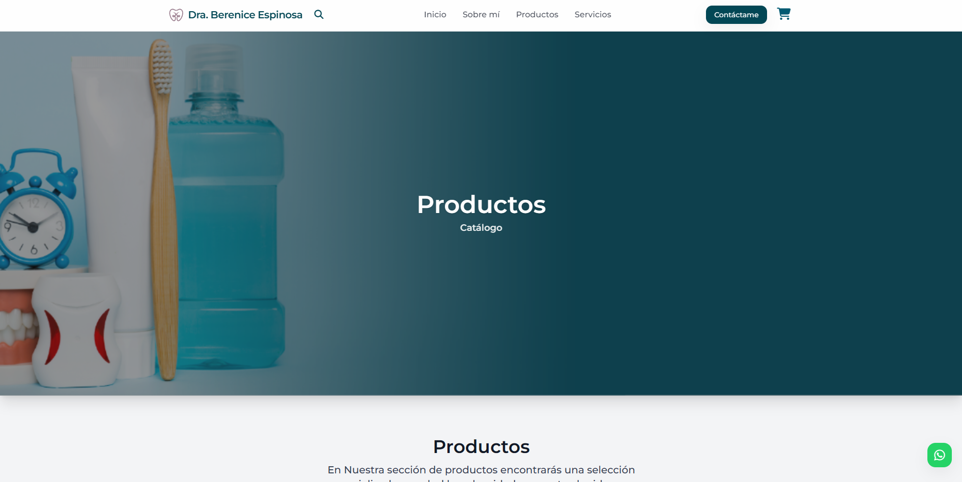 Plataforma para Clínica dental 2